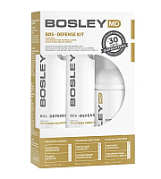 Bosley MD BosDefense Color Safe Starter Pack - Система для предотвращения истончения и выпадения волос 2*150 + 100 мл